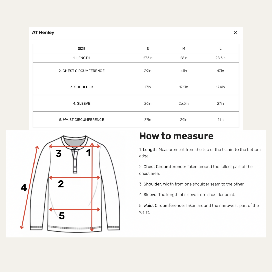 AT Henley - Pack of 3