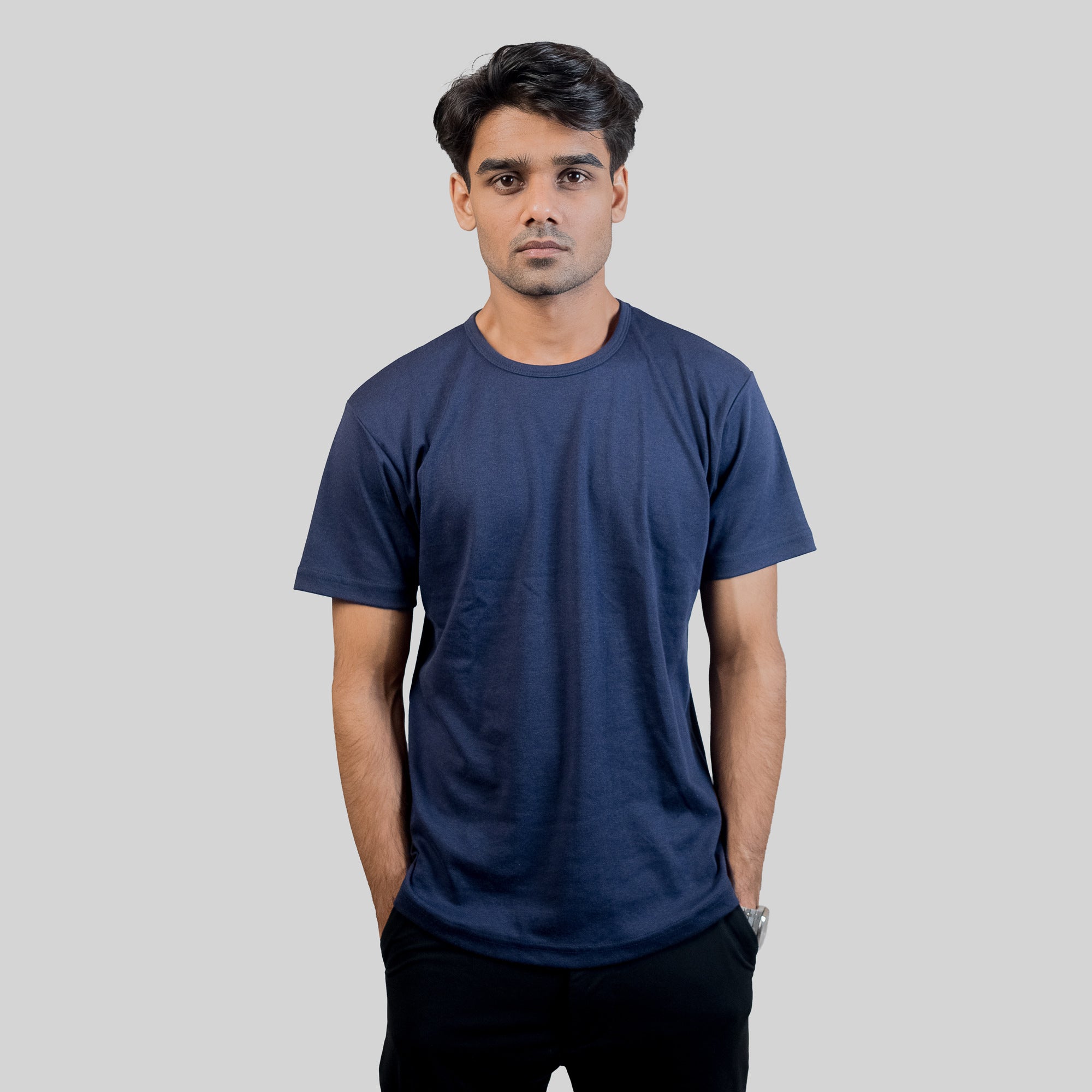 AT Crew Neck - Navy Blue