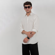 Regular fit Cotton Shirt - Off White