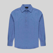 Regular fit Cotton Shirt - Cool Blue