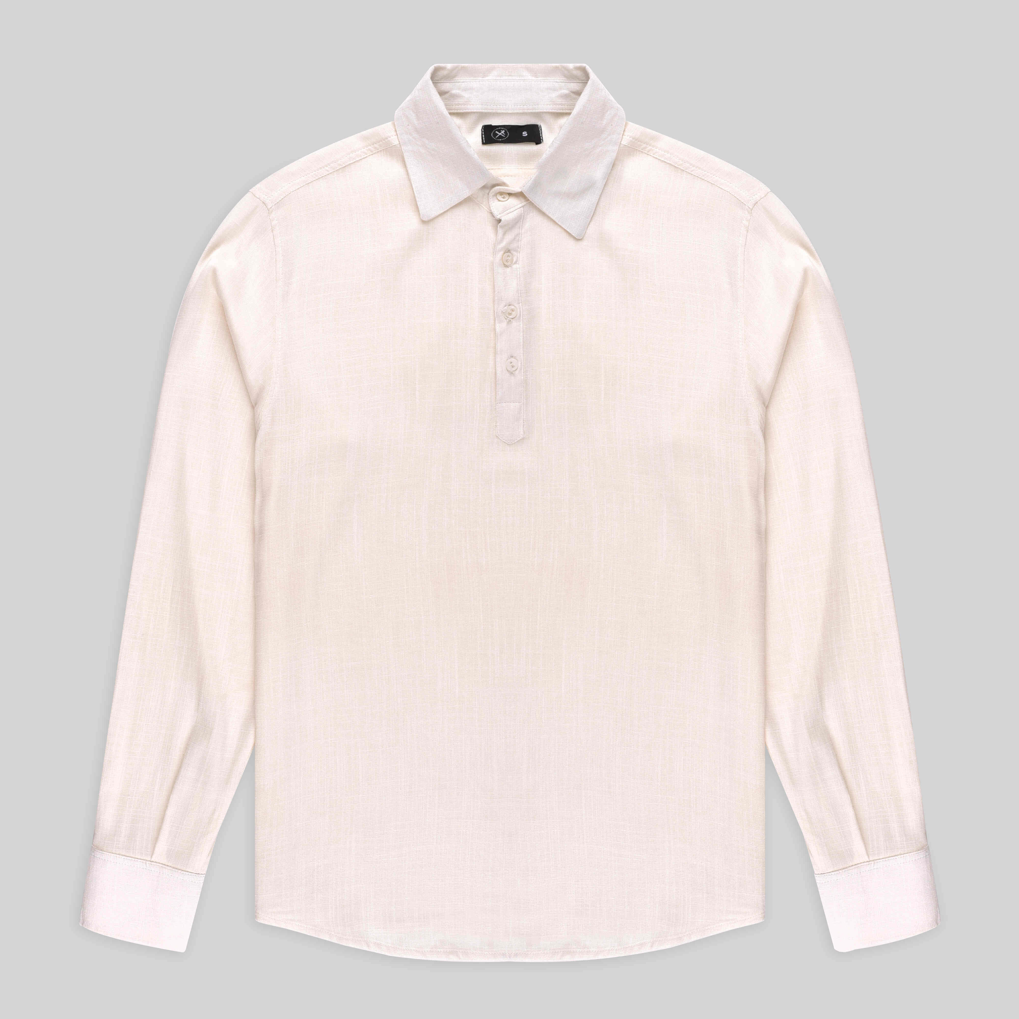 Regular fit Cotton Shirt - Off White