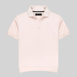 Johnny Collar Knitted Polo - Blush Cream